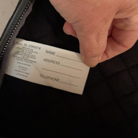 LLBean black backpack with soft section for laptop - Picture 7 of 15